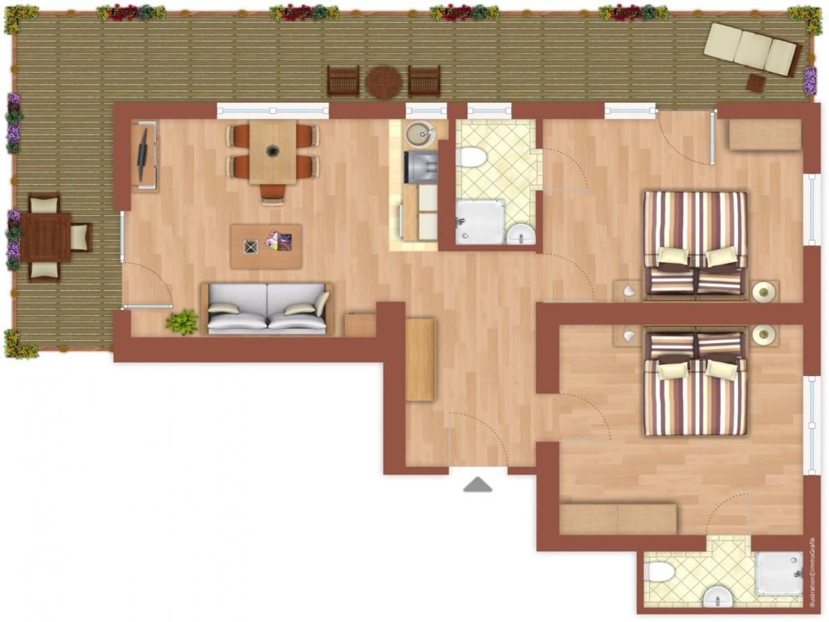 Rosenhof Am See Ferienwohnung Seerosensuite Thiersee Extérieur photo